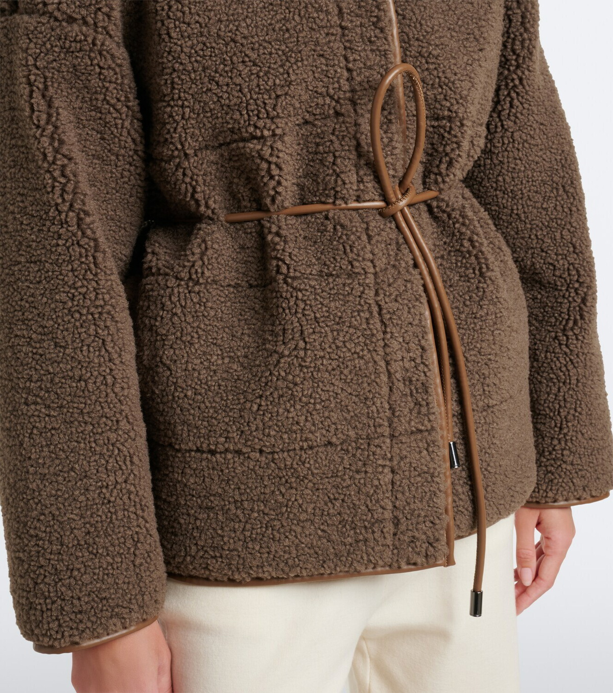 Bogner Kimberly belted teddy jacket