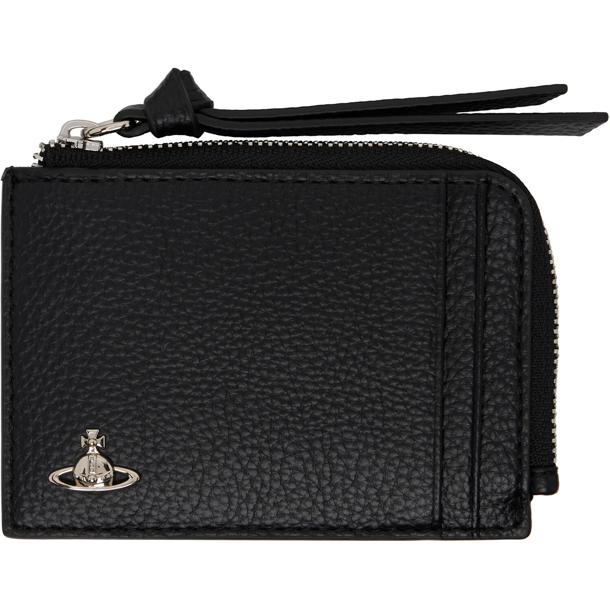 Vivienne Westwood Black Zip Card Holder