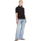 Raimundo Langlois Black Layered Polo
