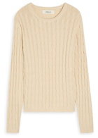 Skall Studio Marcel Cable-knit Cotton Jumper Off White