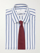 Turnbull & Asser - Striped Cotton Shirt - Blue