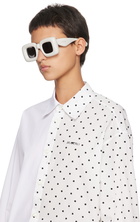 LOEWE Gray Inflated Rectangular Sunglasses