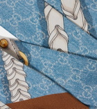 Gucci GG silk scarf