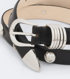 Déhanche Hollyhock embellished leather belt