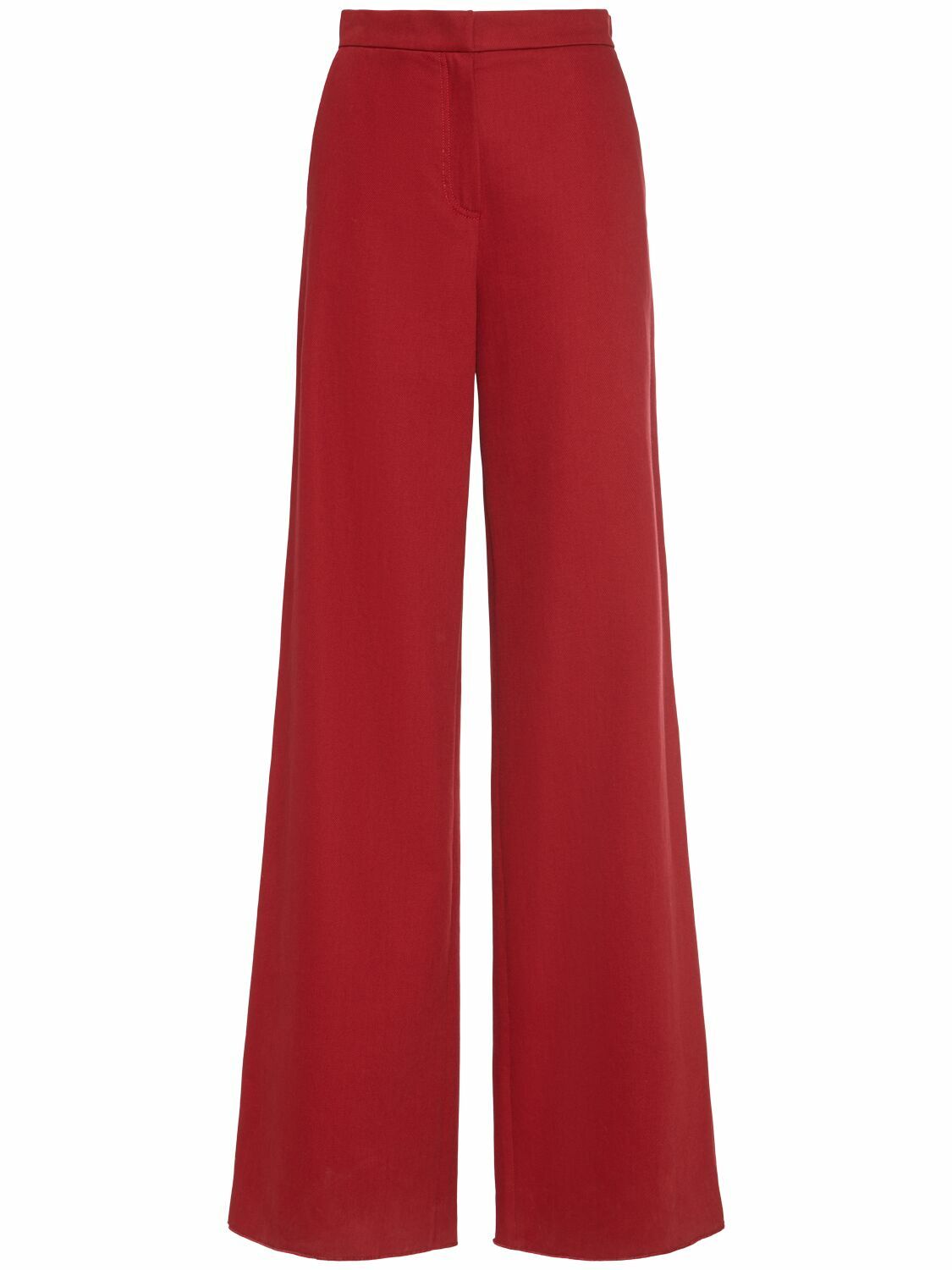 MAX MARA Ruggero Cotton Drill Wide Pants Max Mara
