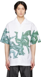 JW Anderson White Printed Shirt