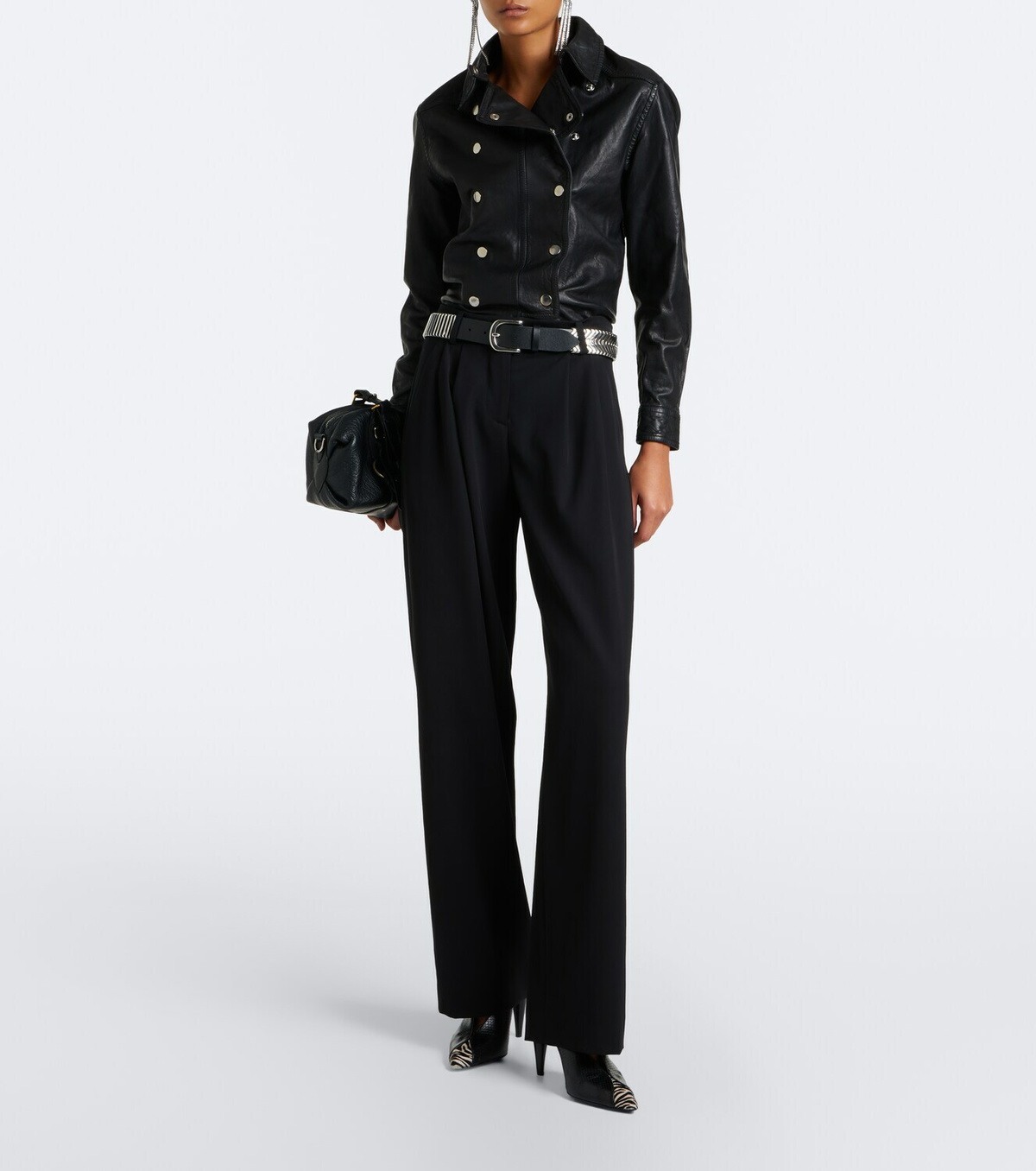 Isabel Marant Valdy leather shirt