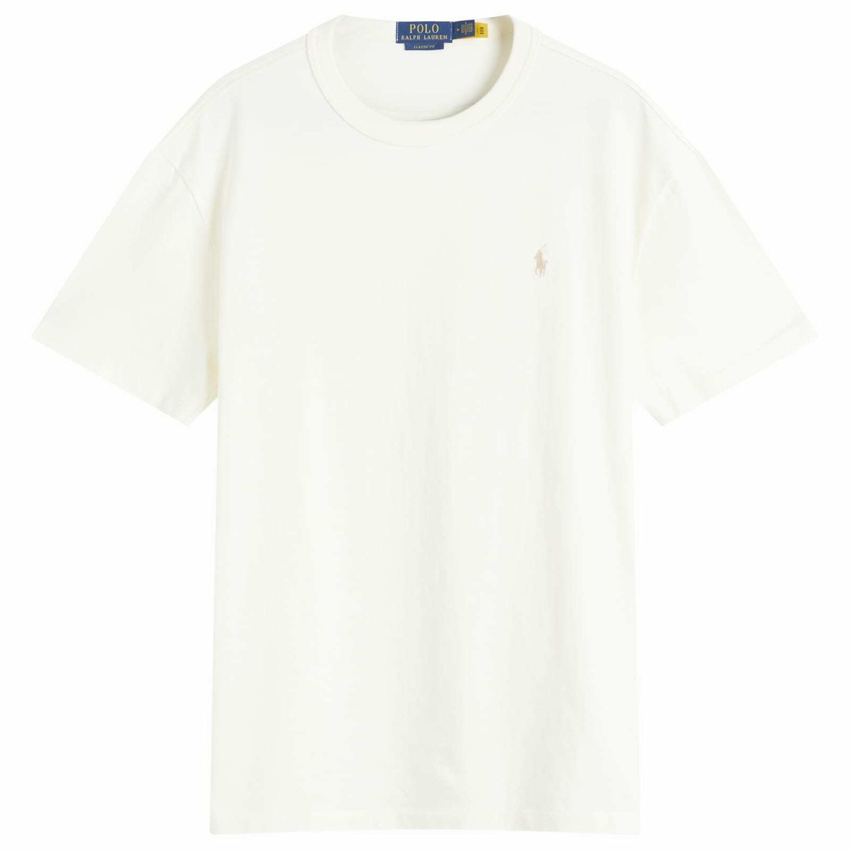 Tシャツ・カットソー POLO RALPH LAUREN Men T Shirts 710938137004 CLUBHOUSE WHITE Polo Ralph Lauren Men's Logo T-Shirt in Clubhouse Cream Polo