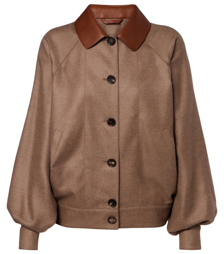 Photo: Loro Piana Kiefer cashmere and silk bomber jacket