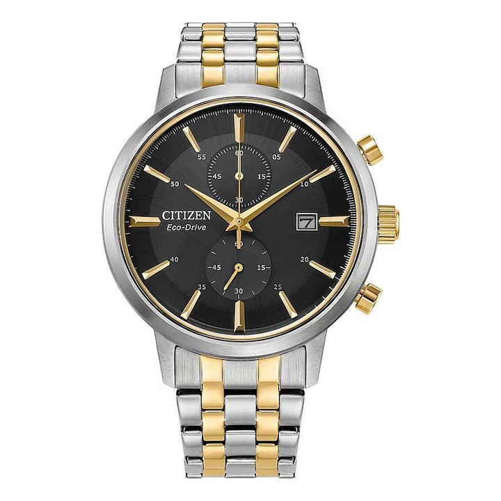 Photo: Citizen Chronograph Black Dial Mens Watch CA7064-52E