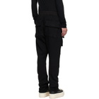 Rick Owens DRKSHDW Black Tower Creatch Drawstring Cargo Pants