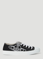 Vivienne Westwood - Plimsoll 2.0 Low Top Sneakers in Black