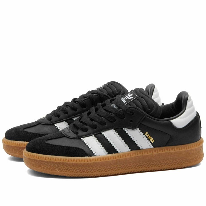 Photo: Adidas SAMBA XLG Sneakers in Core Black/Ftwr White/Gum