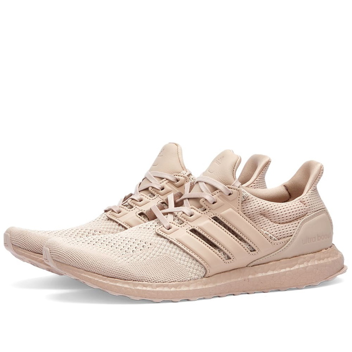 Photo: Adidas Men's Ultraboost 1.0 Sneakers in Wonder Taupe/Alumina