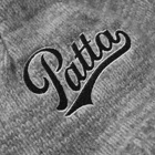 Patta Men's Ribbed Knit Beanie in Snow Melange Grey