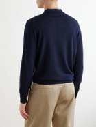 Slowear - Slim-Fit Flexwool Polo Shirt - Blue