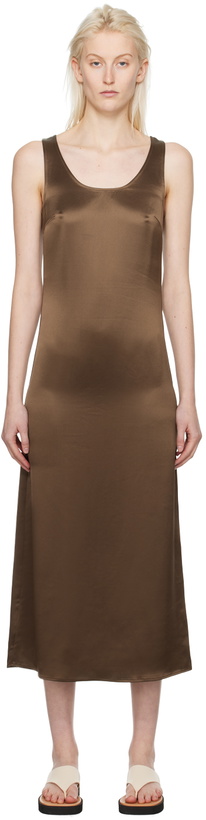 Photo: by Malene Birger Brown Jerrica Midi Dress