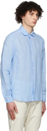 Barena Blue Camicia Peromo Telino Shirt