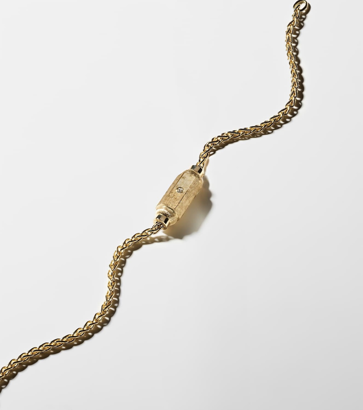 Marie Lichtenberg Coco Micro 18kt gold bracelet with diamonds