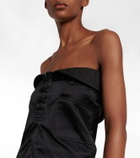 Maison Margiela - Silk satin corset