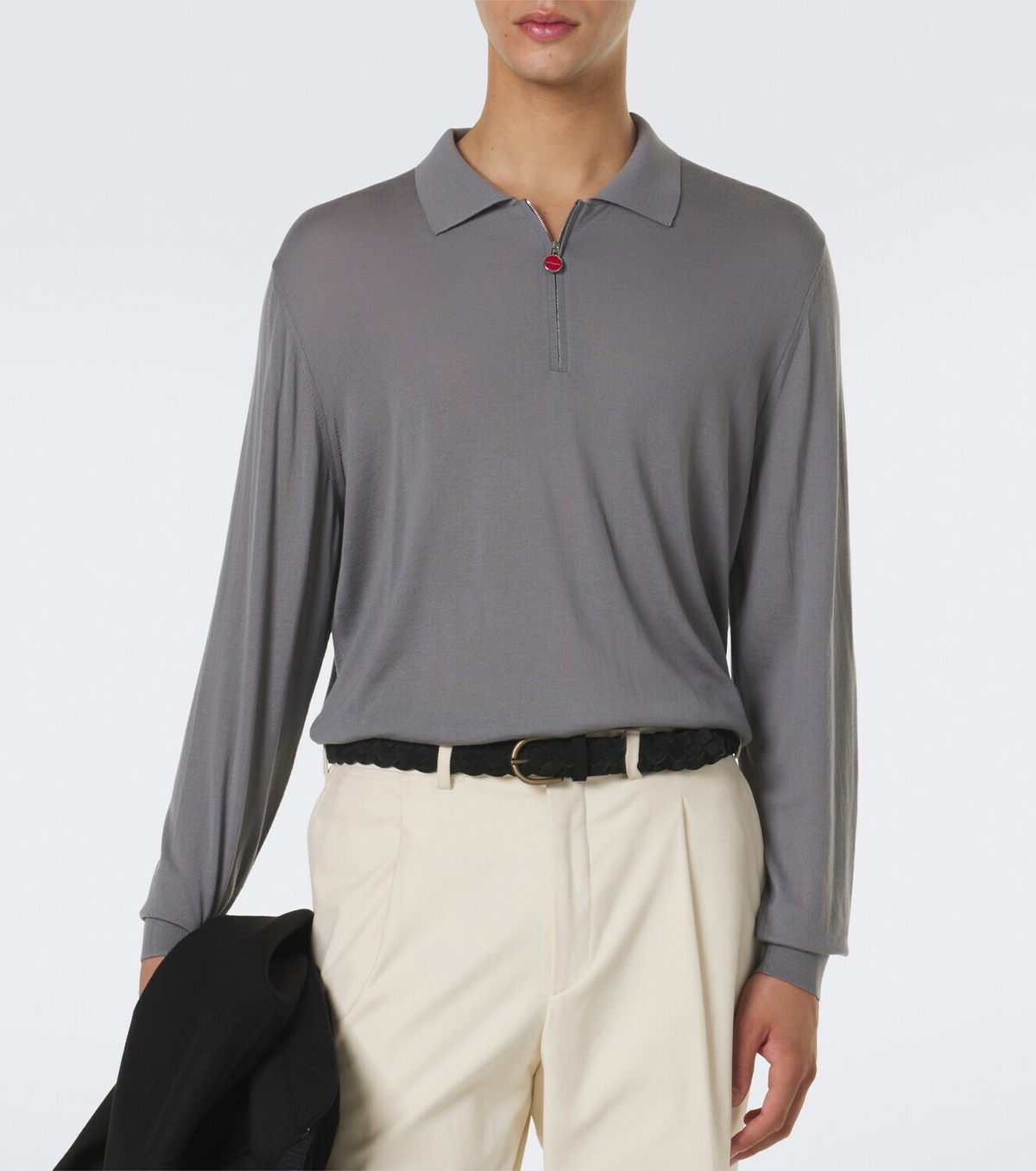 Kiton Wool polo sweater