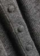 Citizens OF Humanity Tabitha Ribbed Wool and Cashmere-blend Cardigan Charcoal