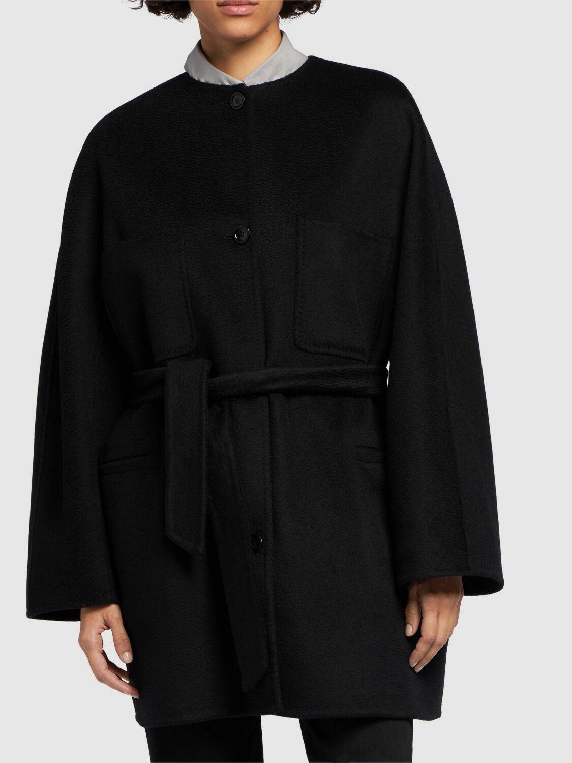 ジャケット MAX MARA SHORT WOOL AND CASHMERE COAT Short wool coat | Max Mara