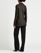 Giorgio Armani Womens Blazer Dark in Brown
