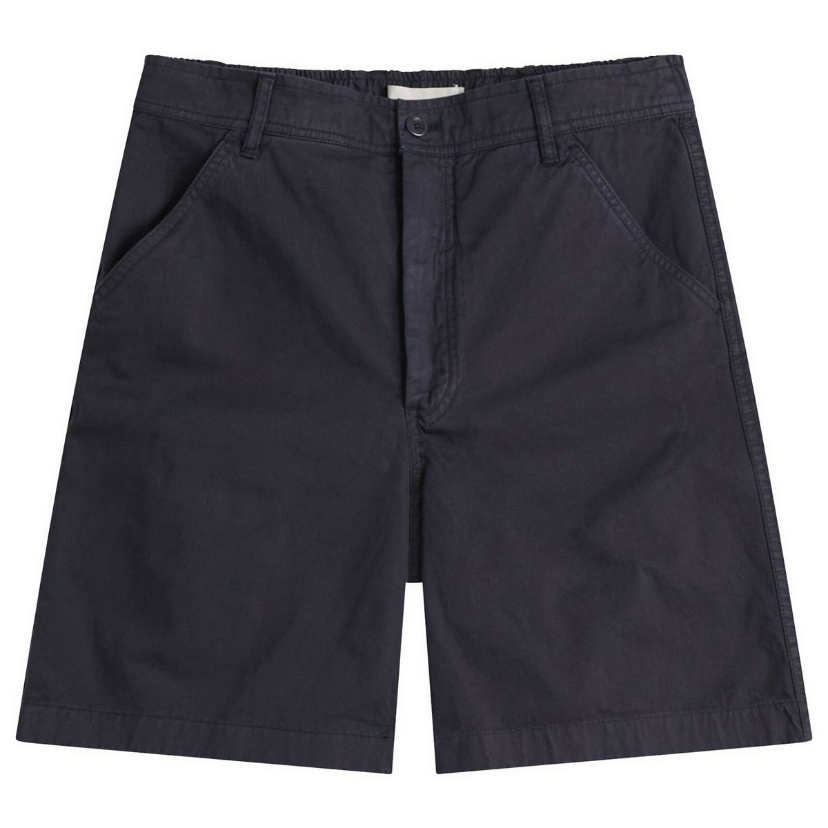 Norse Projects Men's Kvitfell Relaxed Twill Shorts in Dark Navy