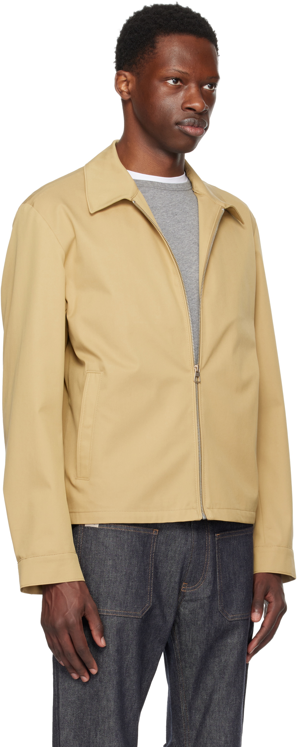 BOSS Beige BECKHAM Edition Zipped Jacket
