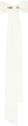 Sandy Liang SSENSE Exclusive Bridal Capsule Palermo Bow Barrette