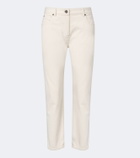 The Row Riaco mid-rise straight jeans