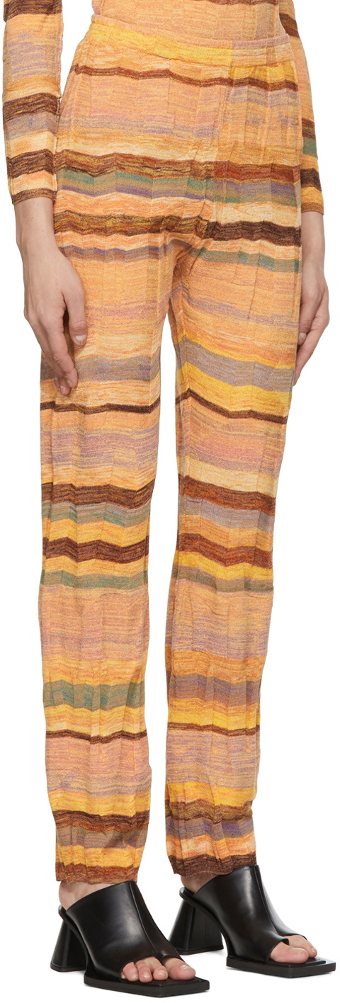 PERVERZE Orange Cotton Lounge Pants