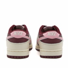 Nike Men's Dunk Low Retro Premium Sneakers in Pale Ivory/Medium Soft Pink