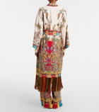Etro Paisley silk kaftan