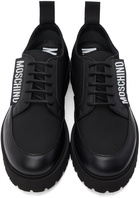 Moschino Black Logo Derbys