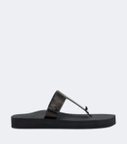 Christen Edge leather thong sandals