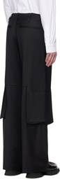 HELIOT EMIL Black Ferro Tailored Cargo Pants