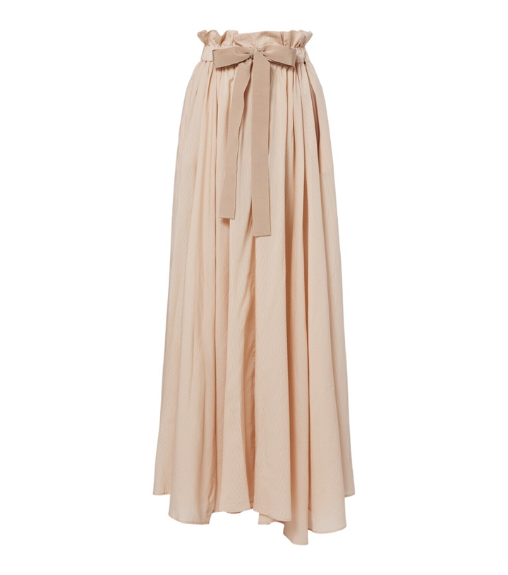 Photo: Patou Striped maxi skirt