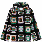 Samsøe Samsøe Women's Tess Knit Overshirt Pull Over in Crochet