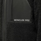 Moncler Men's Genius Hull Teddy Fleece Hooded Jacket in Black