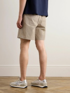 FRAME - Patch Traveler Straight-Leg Cotton Drawstring Shorts - Neutrals