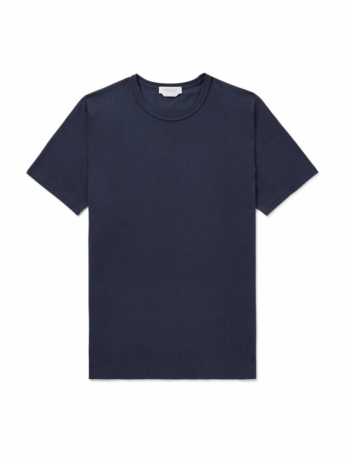 Gabriela Hearst - Bandeira Cotton-Jersey T-Shirt - Blue