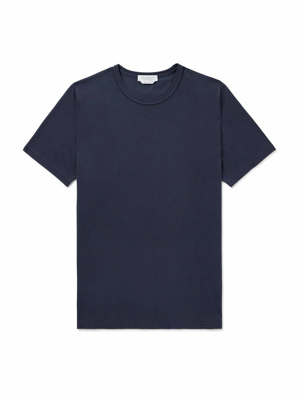 Photo: Gabriela Hearst - Bandeira Cotton-Jersey T-Shirt - Blue