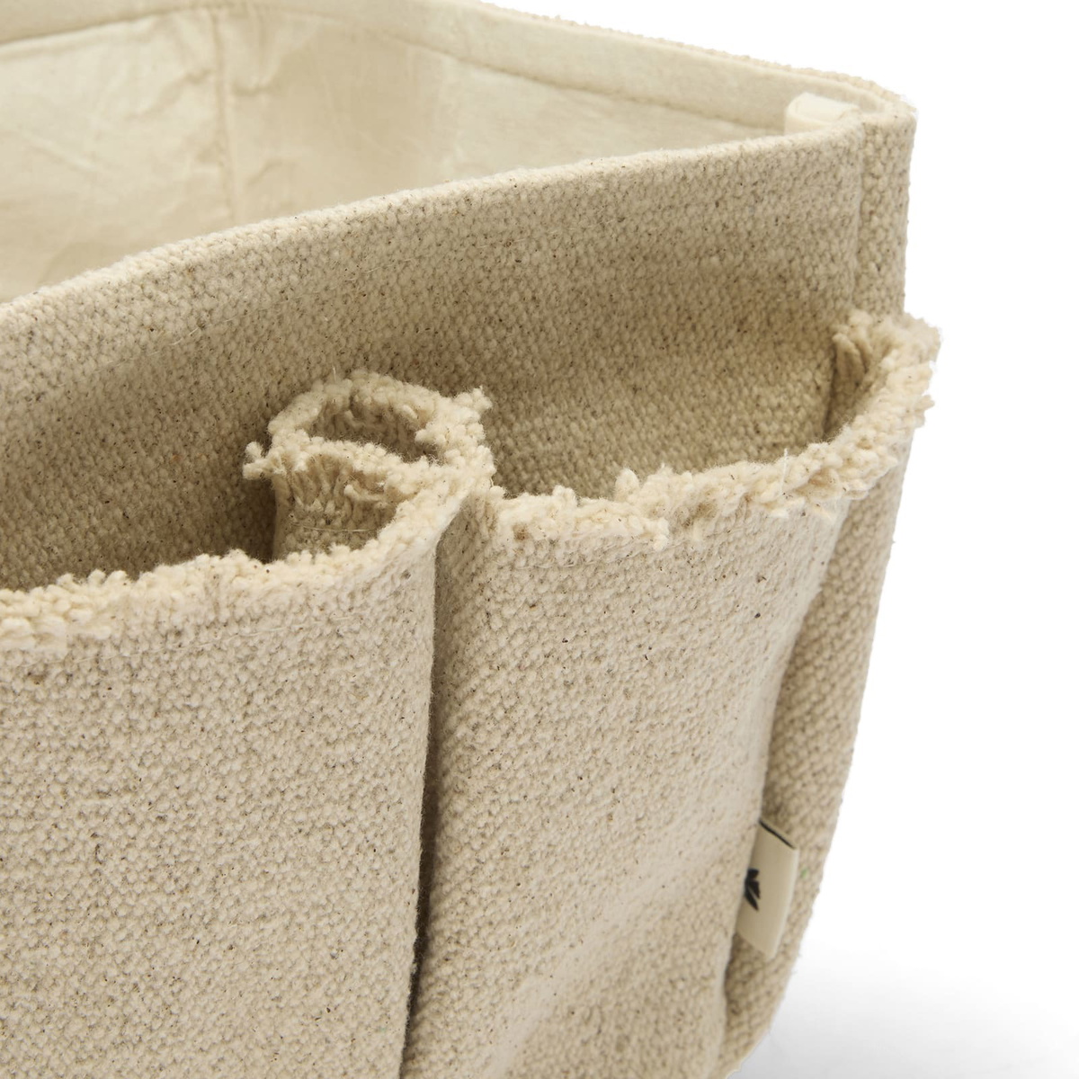 ferm LIVING Hokan Textile Storage - 18x18cm in Natural 