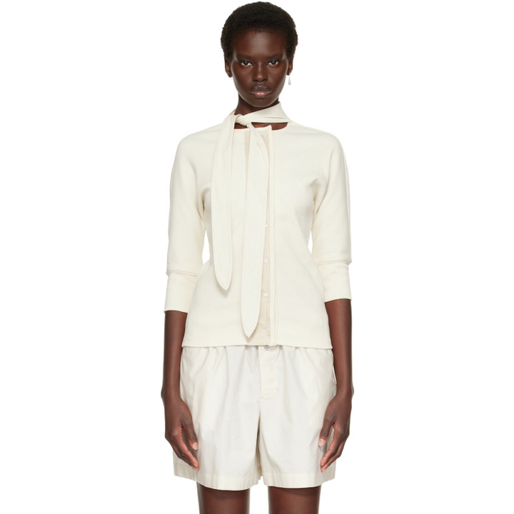 Photo: LEMAIRE Off-White Ascot T-shirt