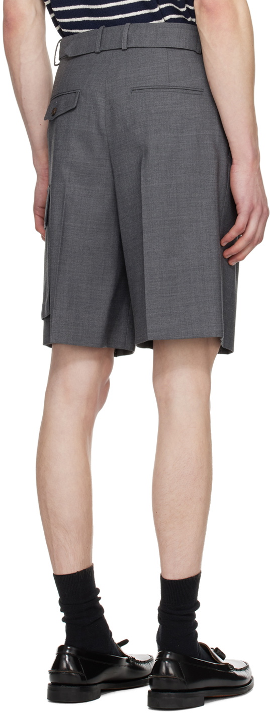 Dunst Gray Pocket Shorts