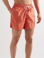 Rubinacci - Straight-Leg Short-Length Printed Swim Shorts - Unknown