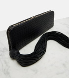 Bottega Veneta Serata Intrecciato leather clutch