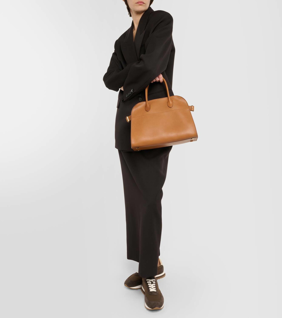 The Row Soft Margaux 12 leather tote bag The Row